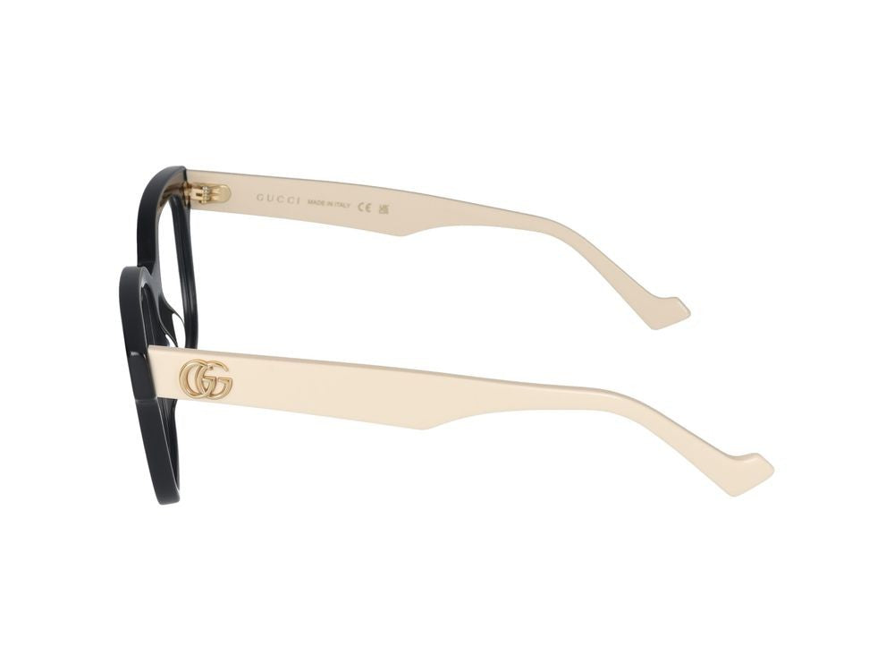 Gucci Eyeglasses Gg0958o 005 Black White Transparent 52/18/140