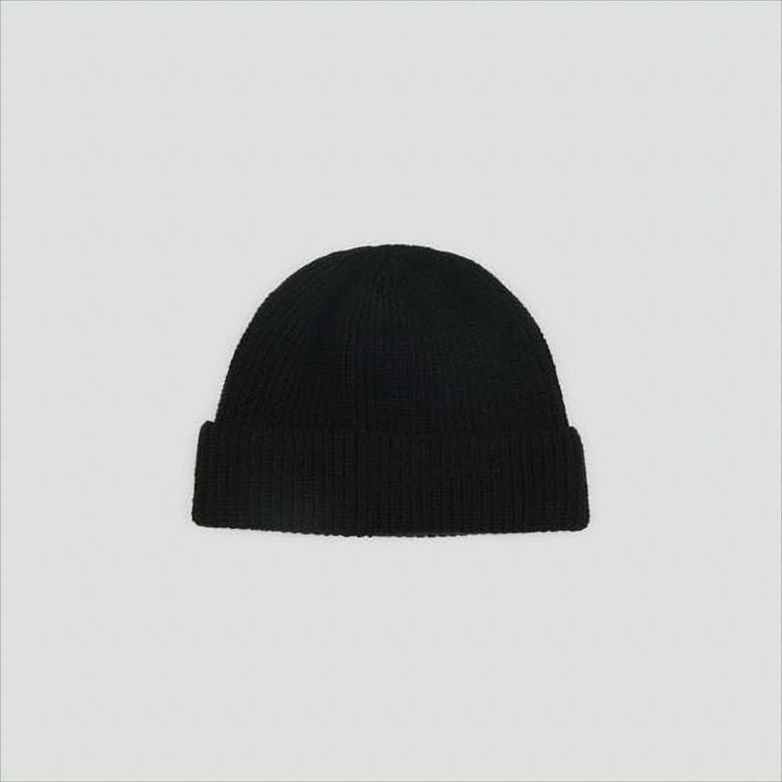 Prada Ribbed Knit Beanie With Folded Cuff