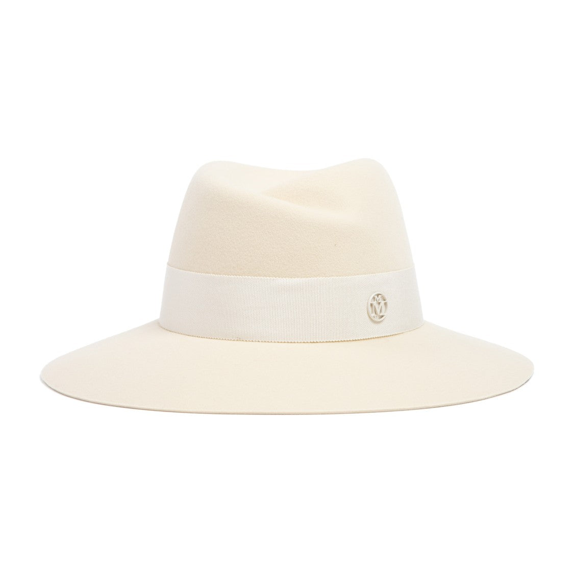 Maison Michel Virginie Panama Fedora With Grosgrain Ribbon