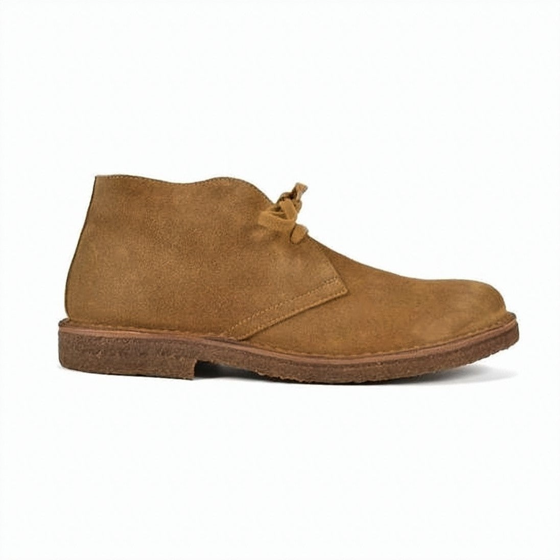 Astorflex Suede Ankle-High Loafers With Minimalist Lace-Up Design