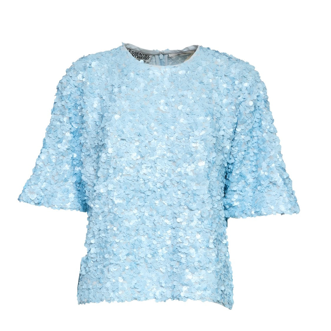 Essentiel Antwerp Juli Dropped Shoulder Sequin Top