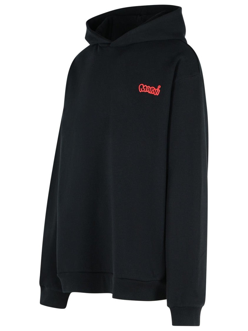 Marni Black Cotton Sweatshirt