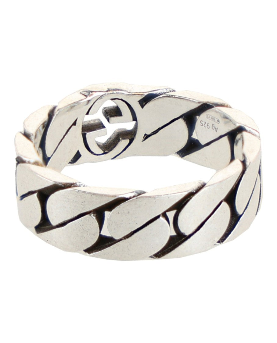 Gucci Interlocking G Chain-Link Ring