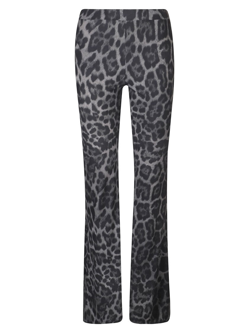 Stella Mccartney Leopard Print Flared Trousers