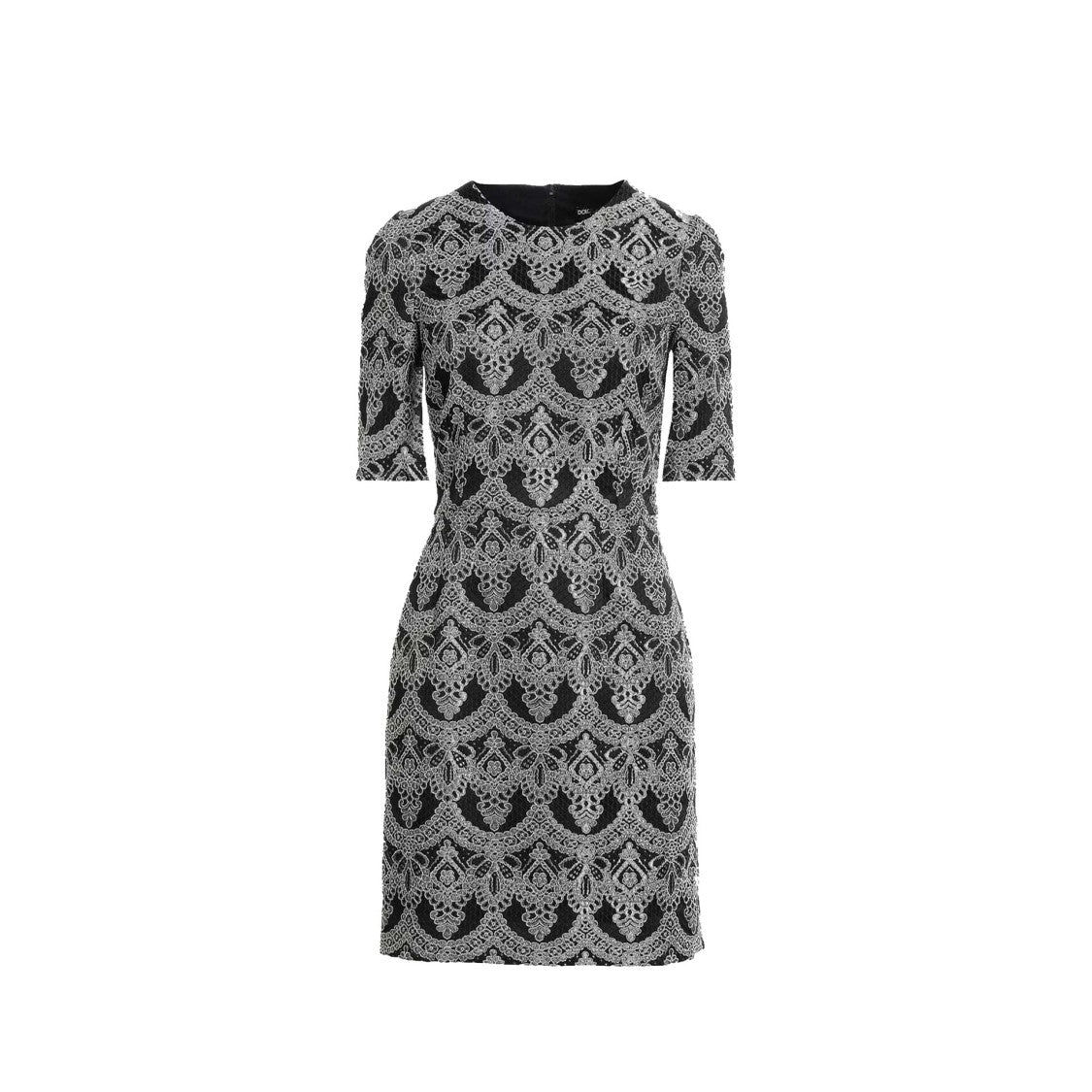 Dolce & Gabbana Jacquard Sheath Mini Dress
