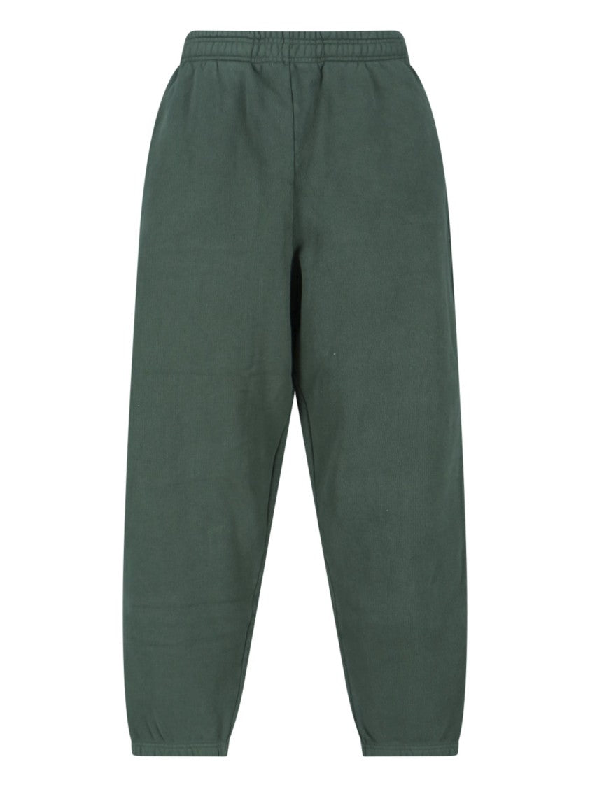 Entire Studios Green Relaxed-Fit Cotton Sports Pants