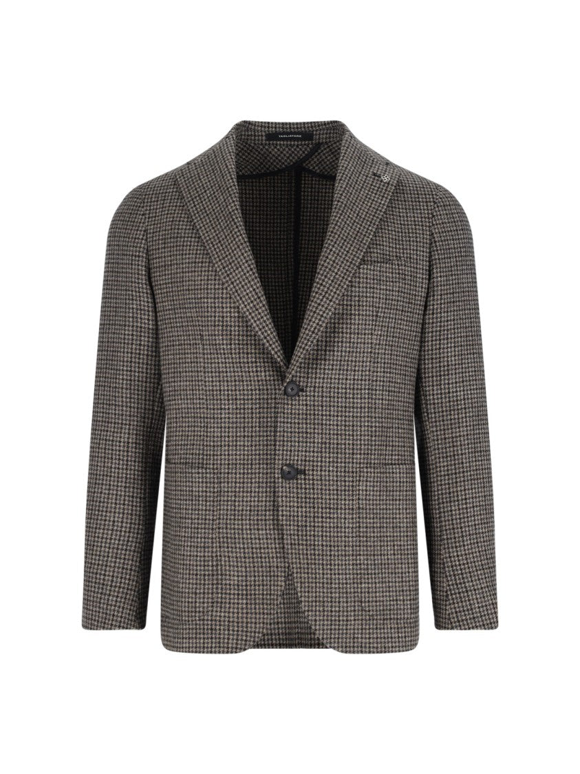 Tagliatore Single-Breasted Wool-Cashmere Blazer – Multicolor