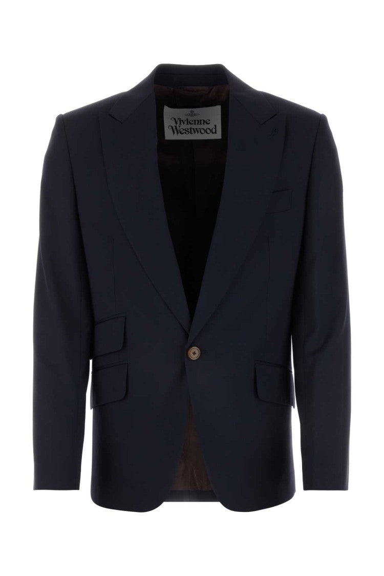 Vivienne Westwood Navy Blue Wool Blazer