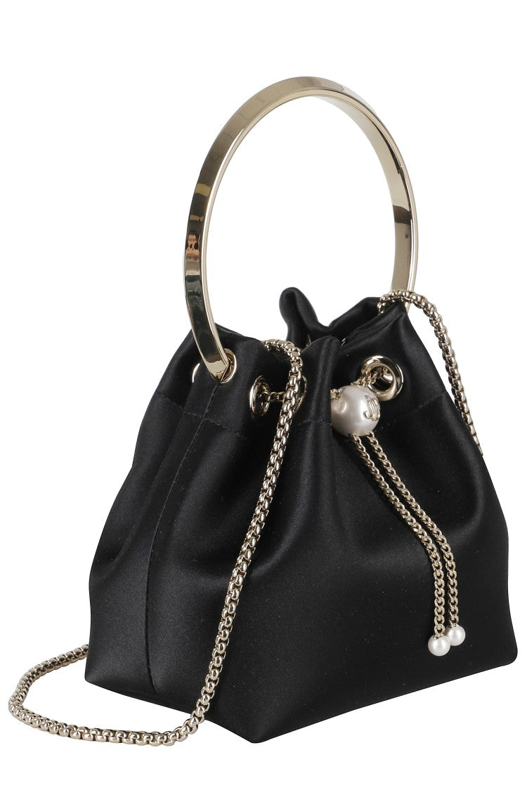 Jimmy Choo Satin Pearl Clousure