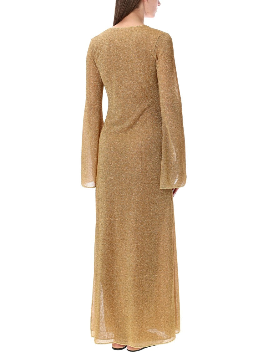 Oséree Lumiere O Long Kaftan Shimmer Copricostume