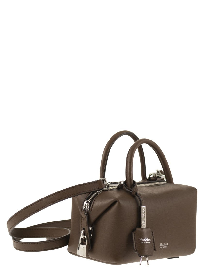 Max Mara Holdalls - Small Natural Leather Satchel