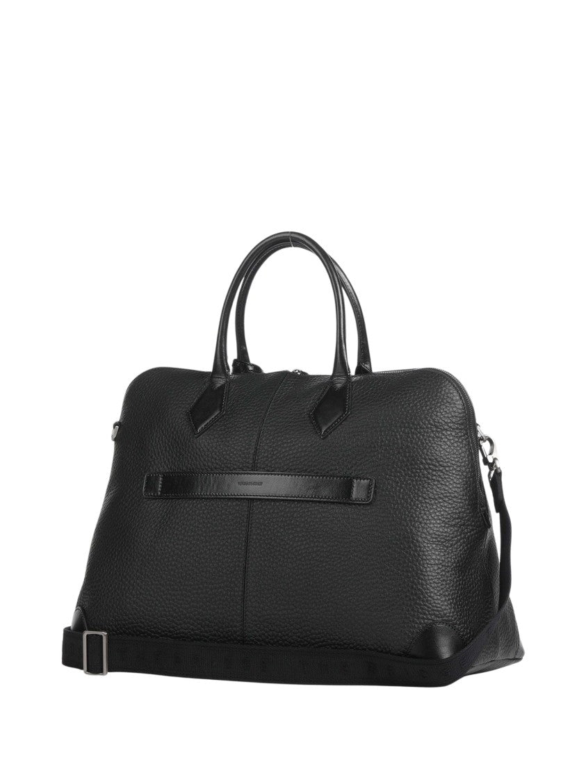 The Bridge Travel Soft Grained Calf Leather Travel Tote Bag