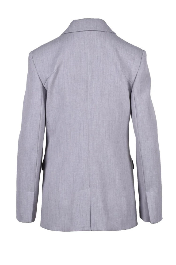 Patrizia Pepe Straight Jacket - Light Grey
