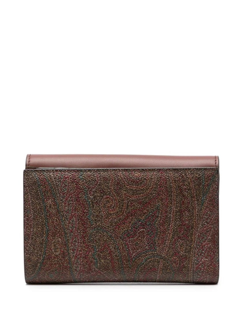 Etro Textured Brown Wallet