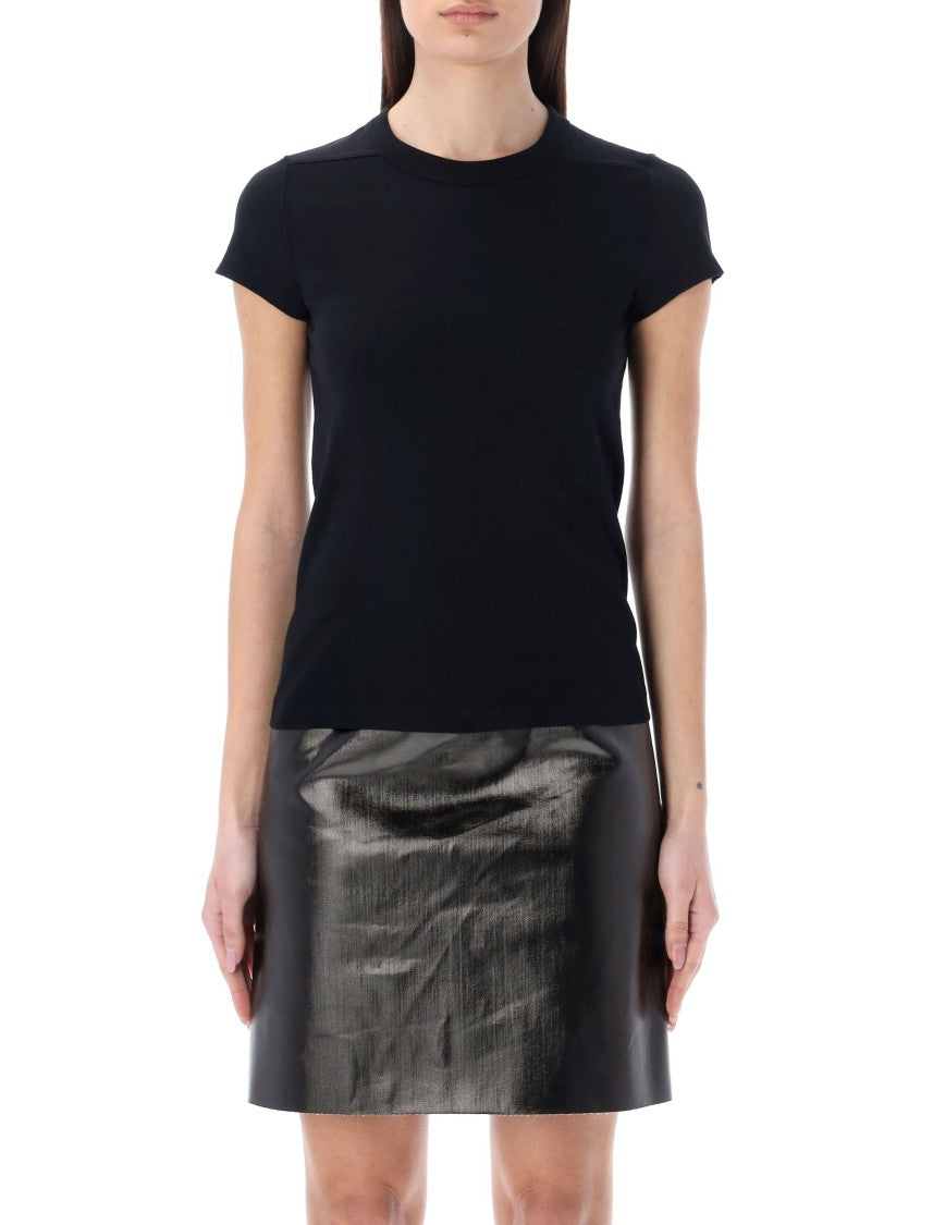 Rick Owens Black Cropped Level Tee