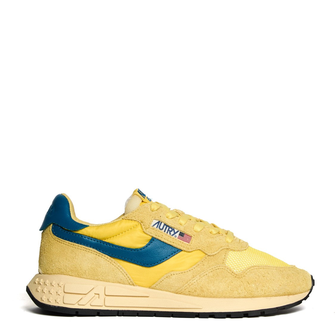 Autry Low-Top Sneakers With Yellow And Corsair Accents