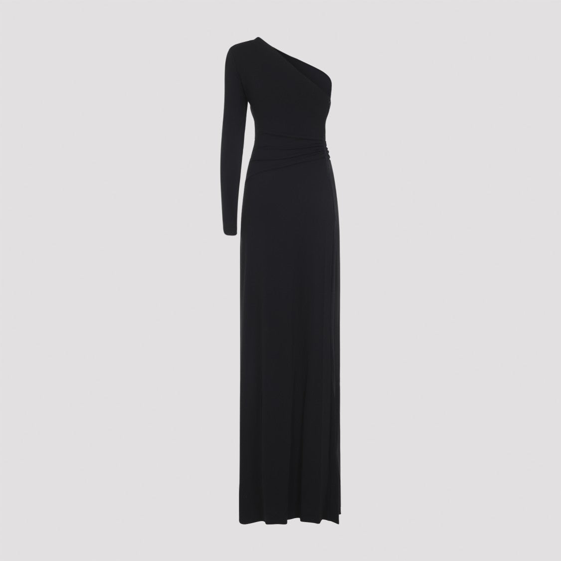Elisabetta Franchi One-Shoulder Evening Dress With Cut-Out Waist