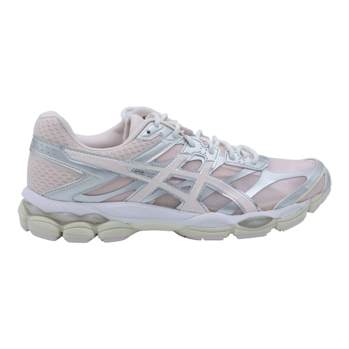 Asics Translucent Mesh Sneakers With Structured Overlays