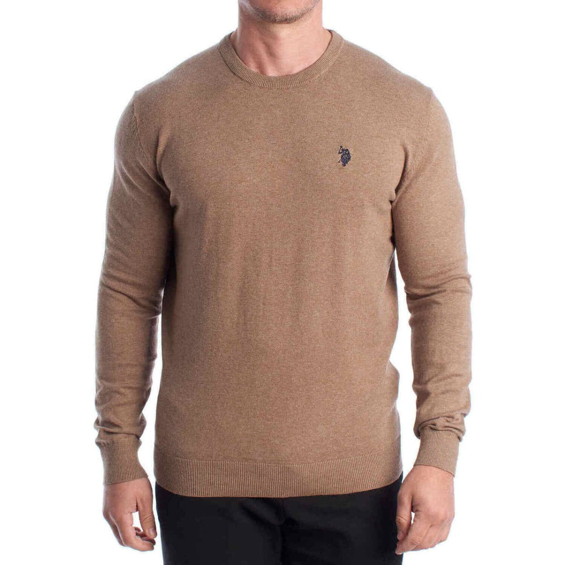 U.S. Polo Assn. Medium-Weight Crew Neck Knit Sweater