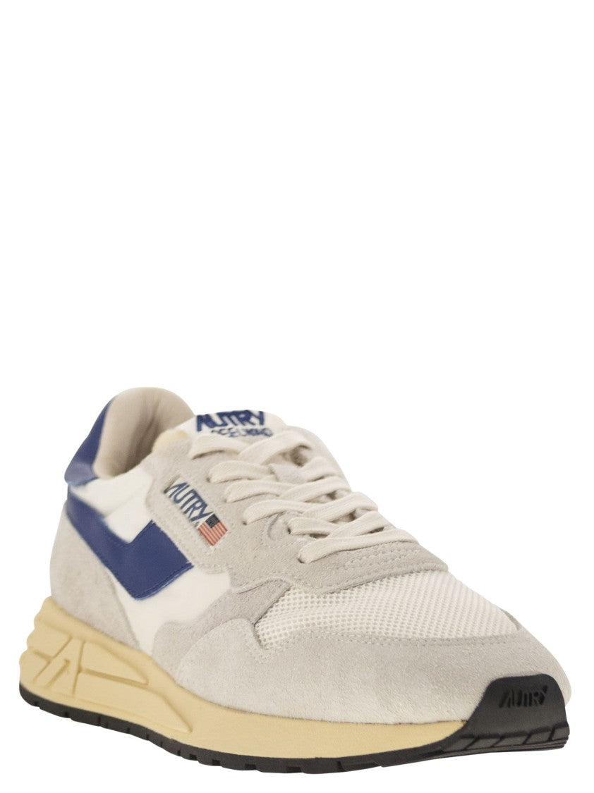 Autry Reelwind - Suede And Technical Textile Trainer