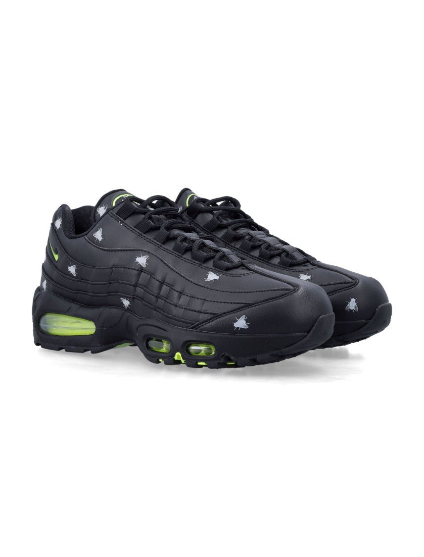 Nike Black Air Max Leather Sneakers