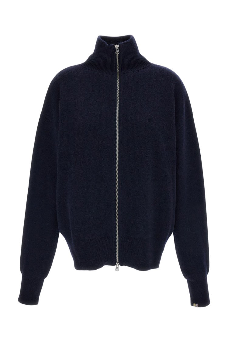 Extreme Cashmere Black Cashmere N.319 Zip Cardigan