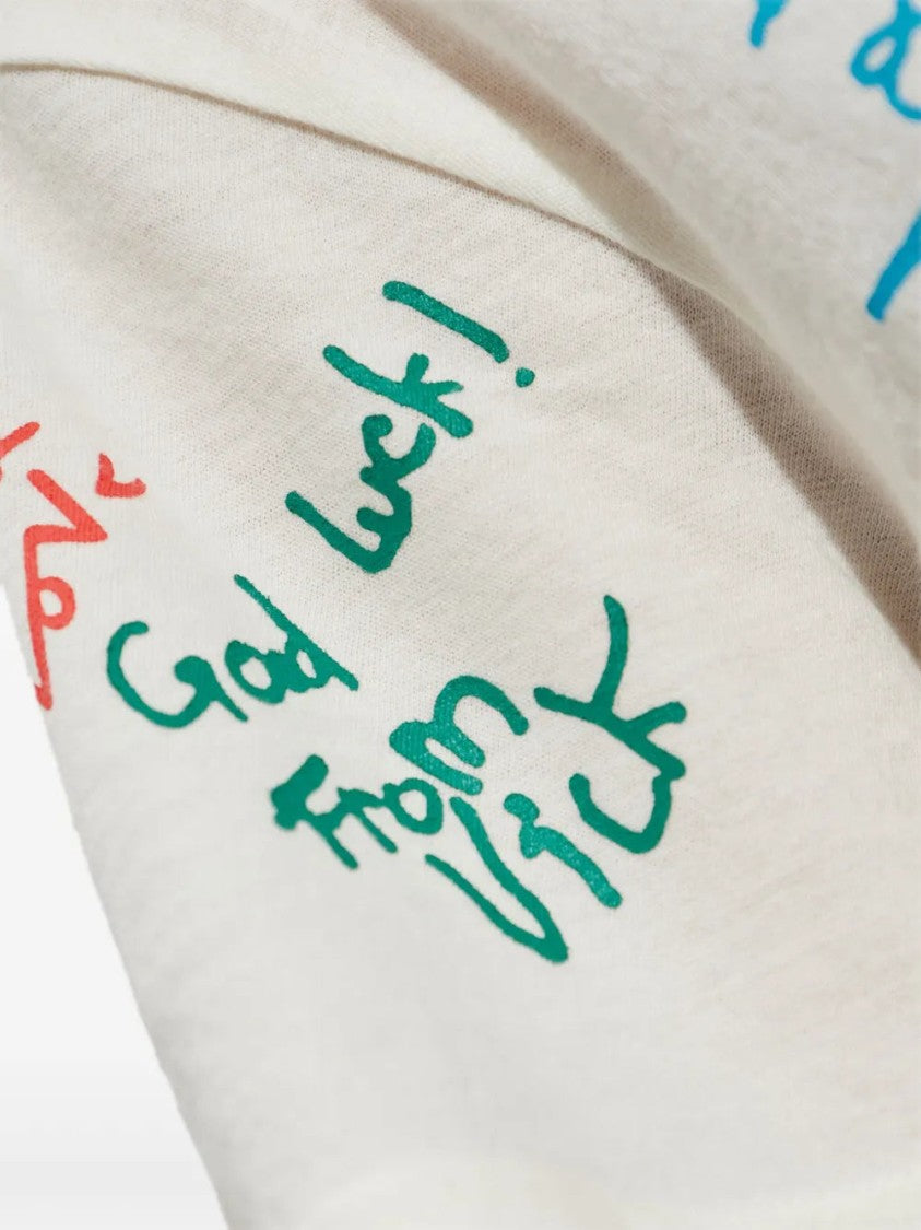 R13 All-Over Graphic Print T-Shirt With Crew Neck