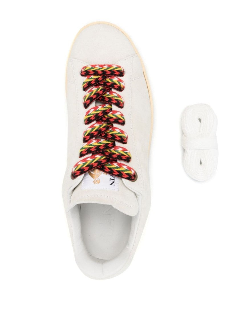 Lanvin Low-Top Sneakers With Multicolored Laces