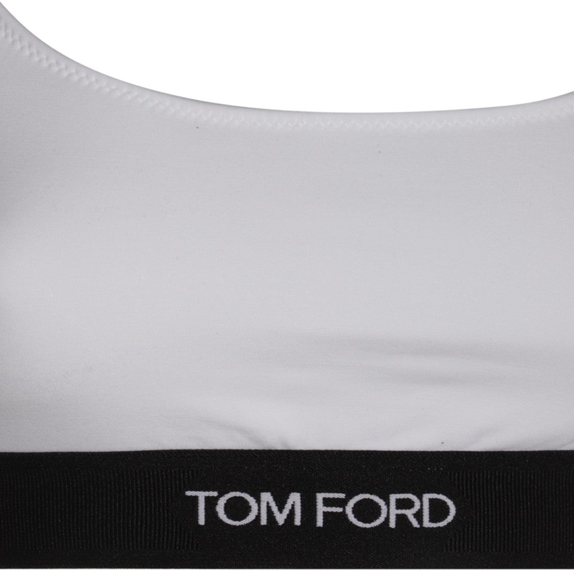 Tom Ford Refined White Top With Minimalist Silhouette