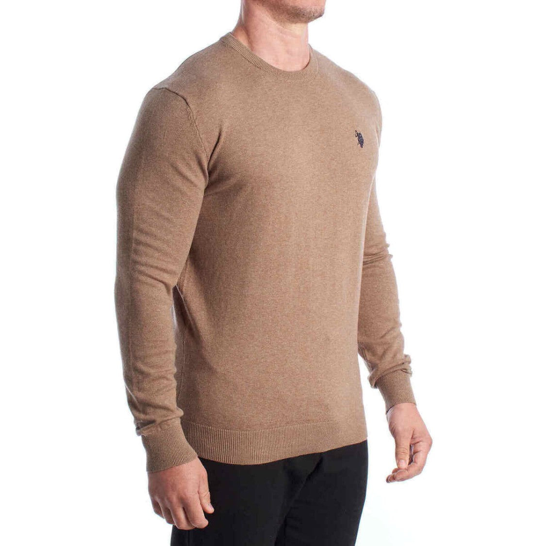 U.S. Polo Assn. Medium-Weight Crew Neck Knit Sweater