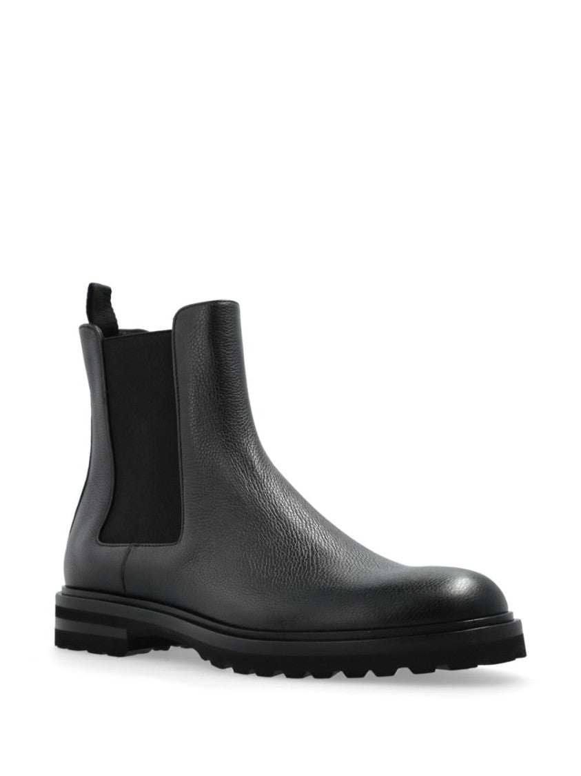 Dolce & Gabbana Slip-On Black Boots With Elasticated Panels And Durable Sole