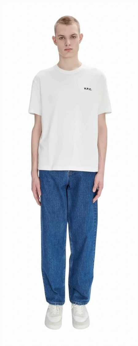 A.P.C. Minimalist Short-Sleeve T-Shirt With Printed Logo