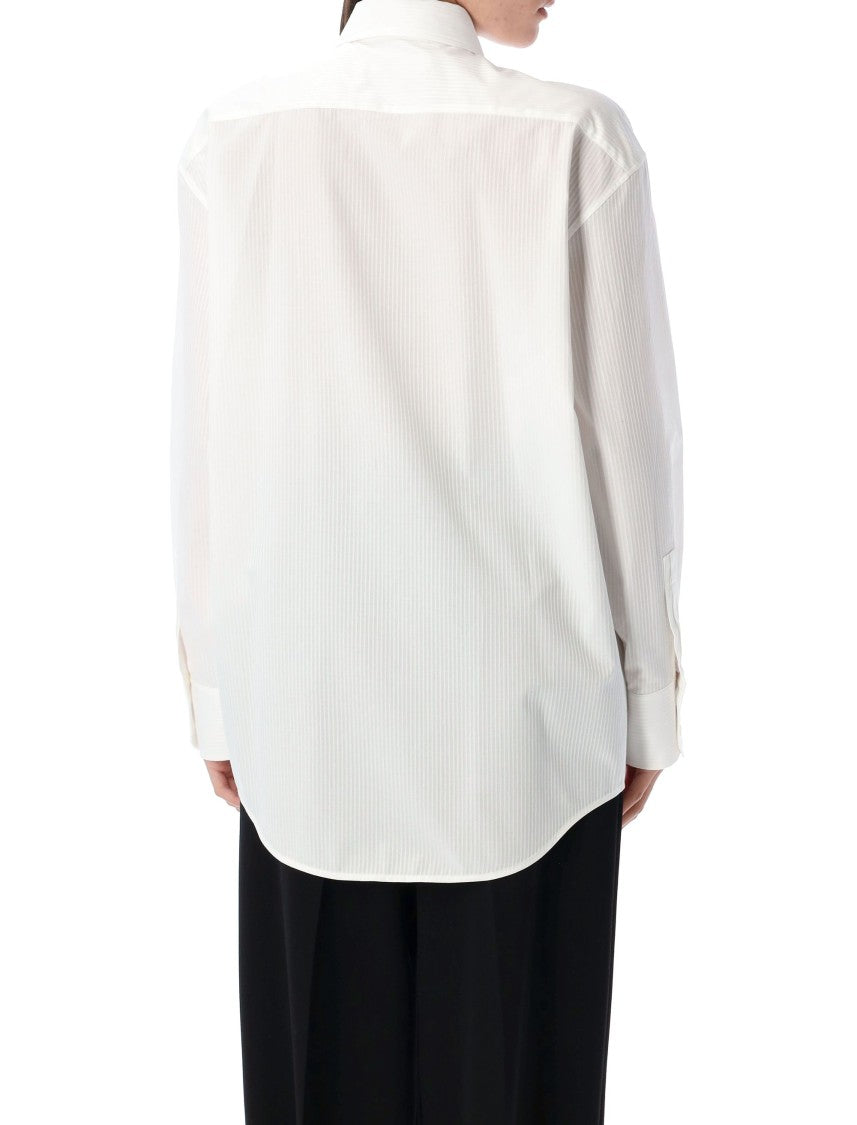 Saint Laurent Striped Cassandre Shirt