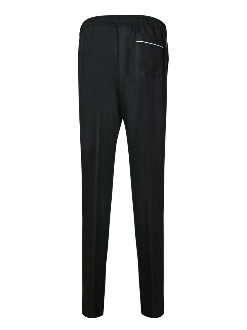 Dolce & Gabbana Tailored Black Trousers With Elastic Waistband