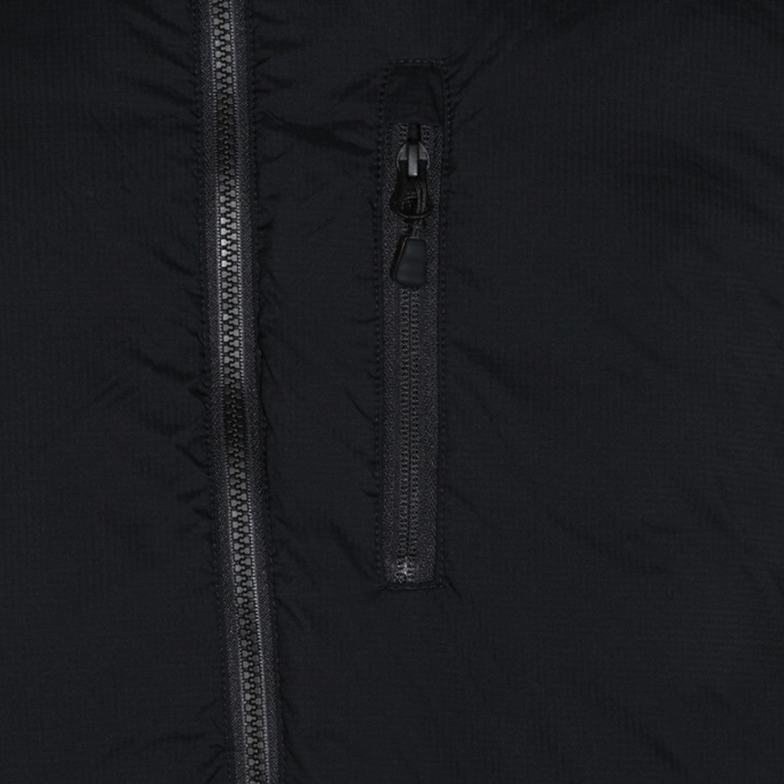 Canada Goose Black High Collar Zippered Chest Pocket Jacket