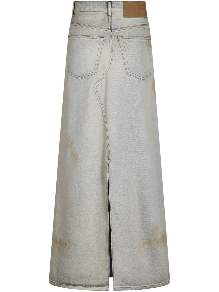 Mm6 By Maison Margiela High-Waisted Maxi Skirt