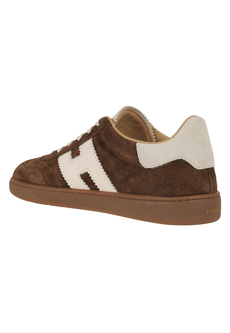 Hogan Cool Low-Top Suede Amber Sole Sneakers