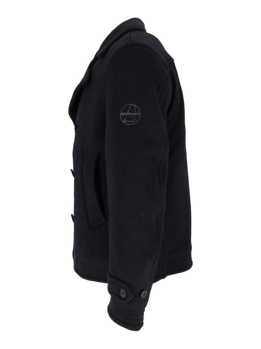 Murphy & Nye Blue Nights Tack Jacket Wool Double-Breasted Peacoat