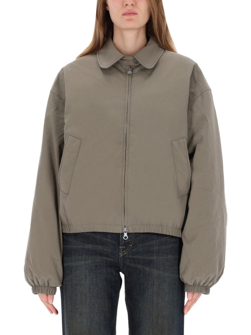 Our Legacy Boxy Oversized Sports Jacket With Elasticated Hem