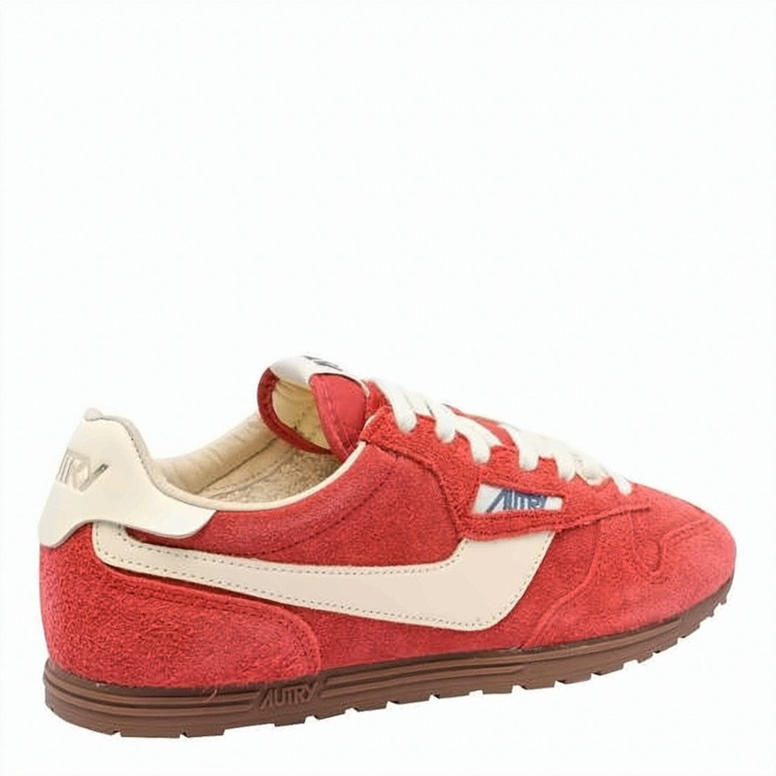 Autry Retro-Inspired Suede Sneakers With Cream Accents