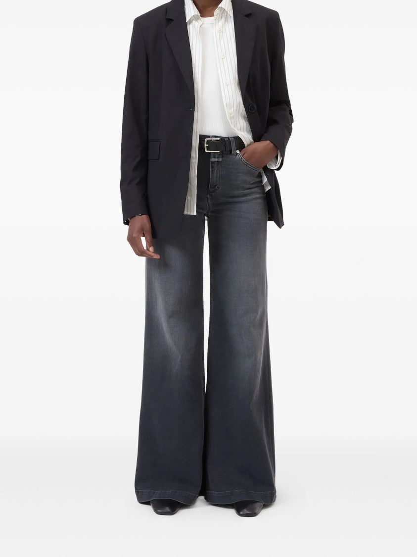 Closed High Waist Vintage Texture Denim Pants