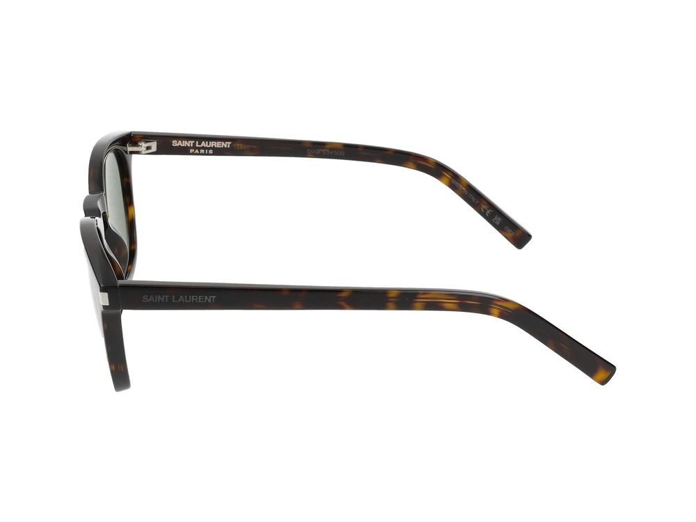 Saint Laurent Havana Green Tinted Lenses Sunglasses