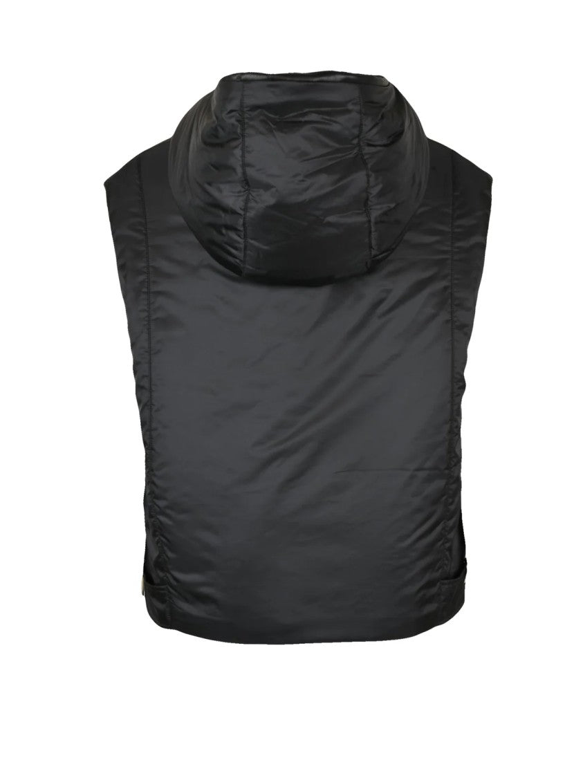 Max Mara Black Polyester Felix Vest