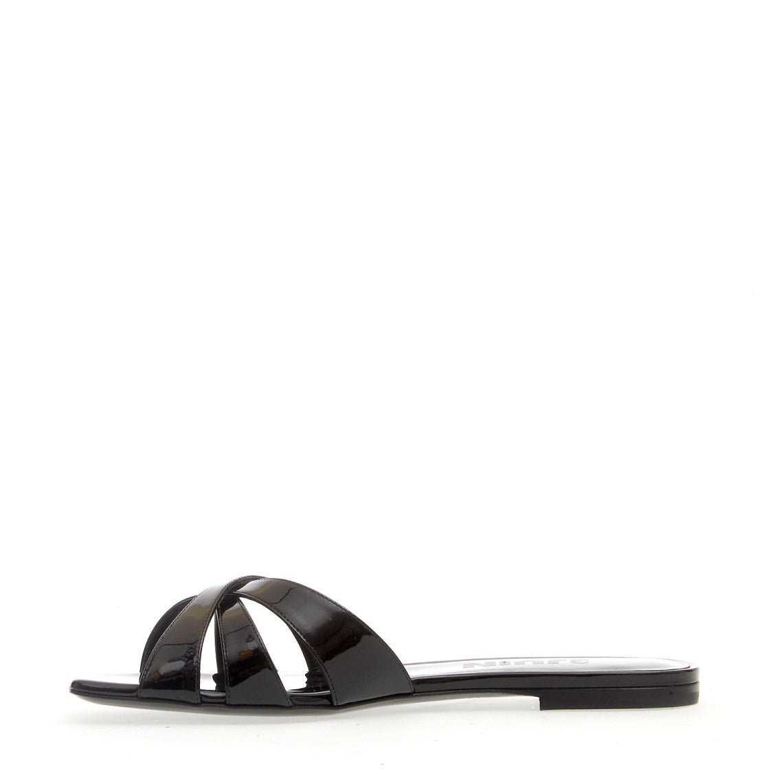 3Juin Low Black Patent Slipper
