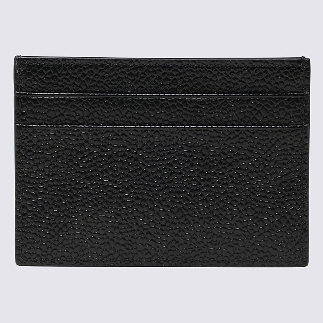 Thom Browne Textured Black Leather Card Holder