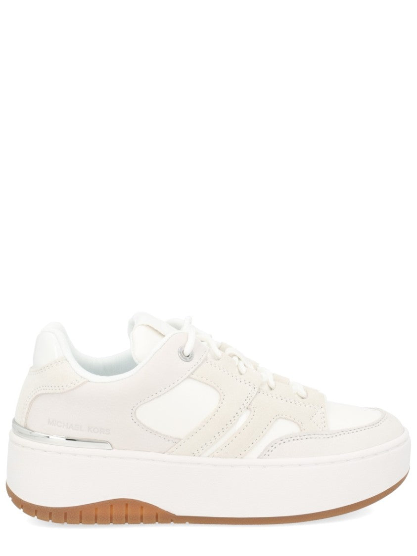 Michael Michael Kors Neutrals Layered Metallic Accents Sneakers