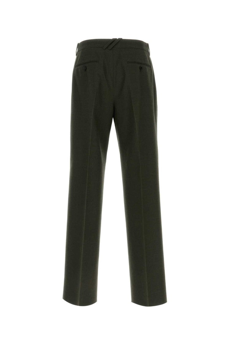 Burberry Bottle Green Wool Pant