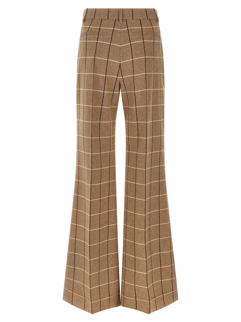 Valentino Garavani Valentinogaravani Wool Pants With Window Pattern