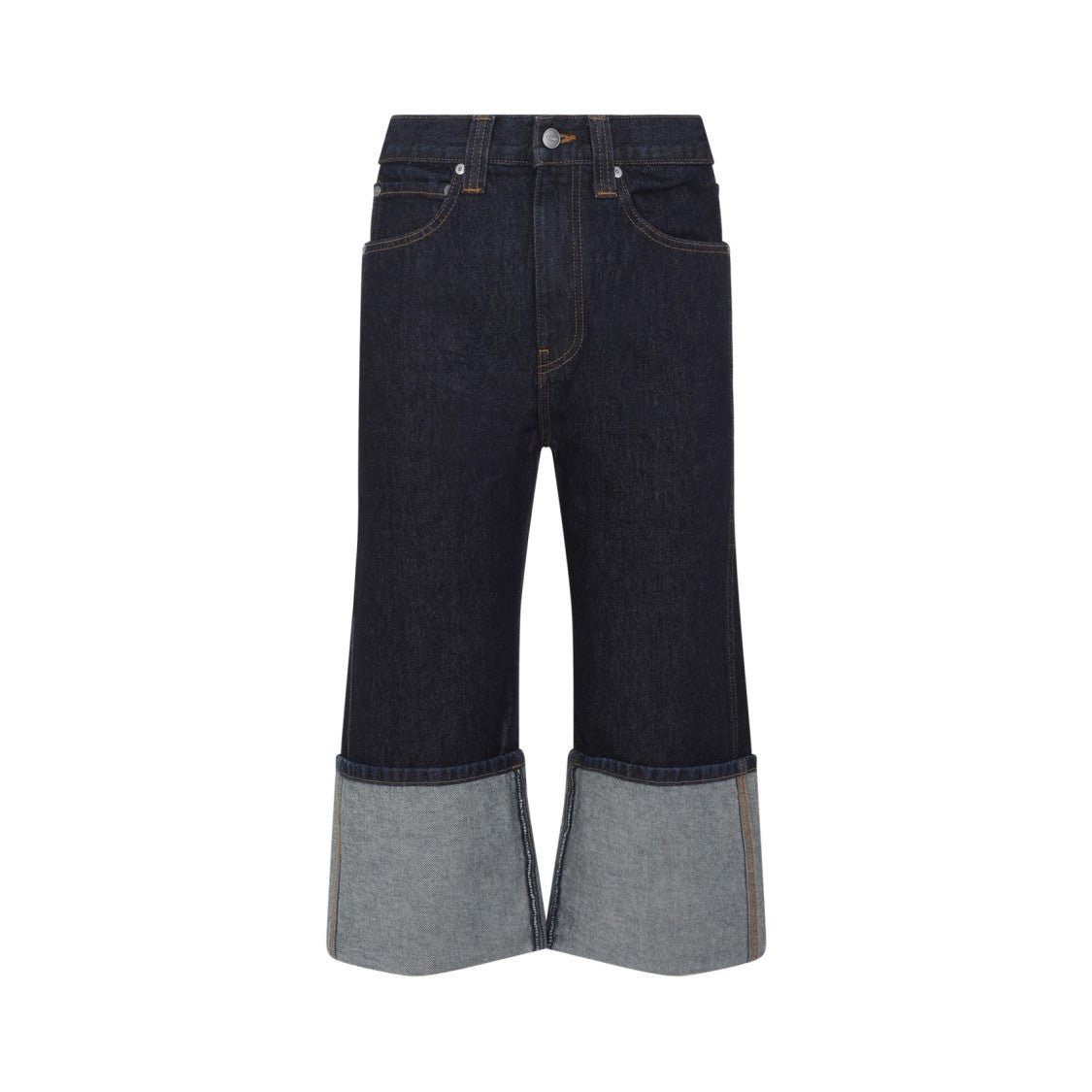 Khaite Blue Cotton Jeans