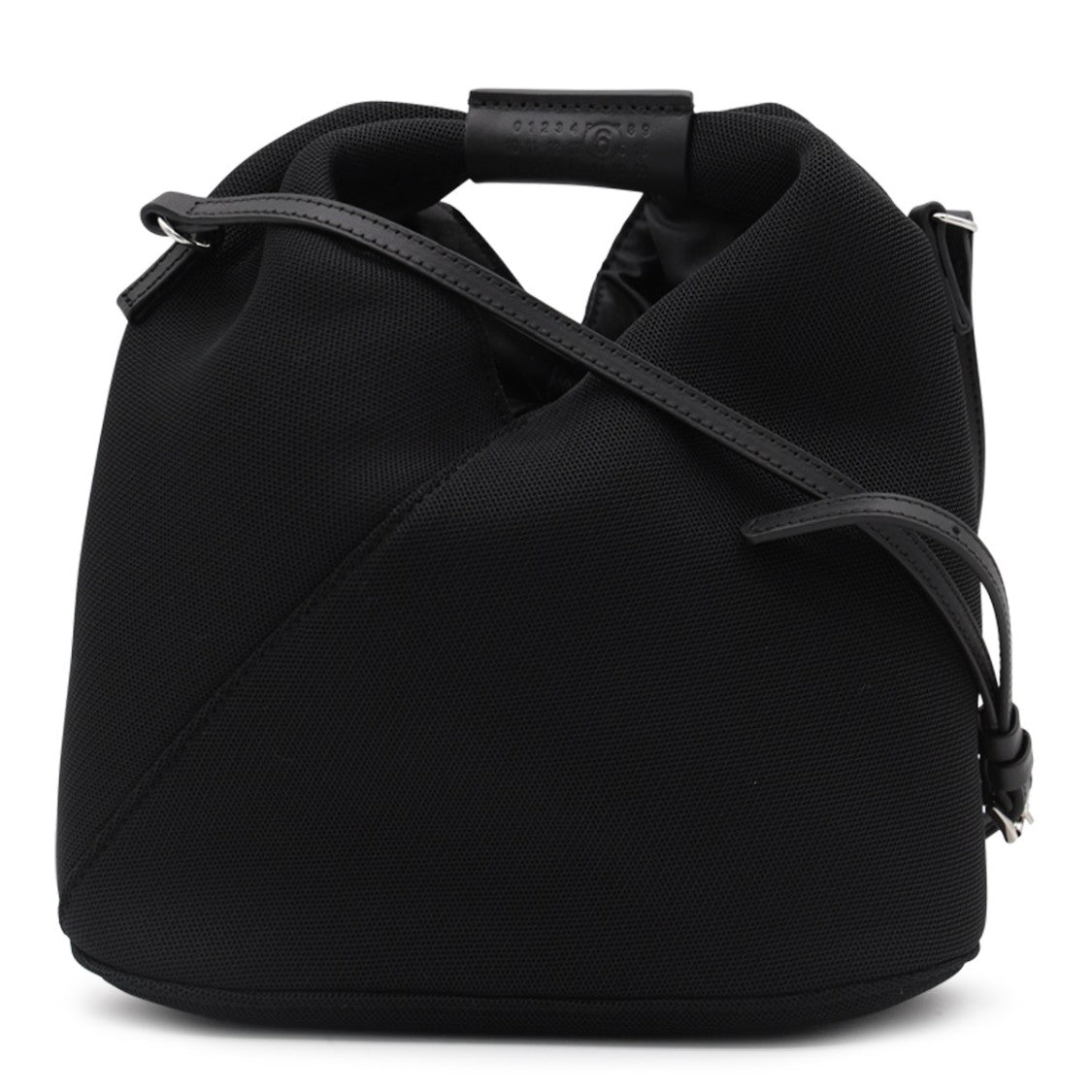 Mm6 By Maison Margiela Structured Triangular Black Satchel